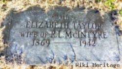 Elizabeth J. "eliza" Taylor Mcintyre