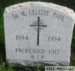 Sr M Celeste Paul