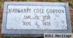 Margaret Cole Gordon