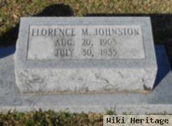 Florence M Johnston