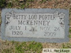 Betty Lou Porter Mckenney