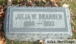 Julia W Brannen