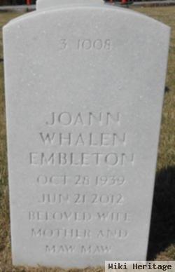 Joann W Embleton