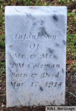 Infant Son Coleman