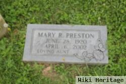 Mary R. Preston