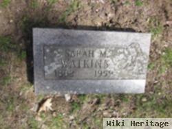 Sarah M Watkins