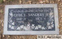 Gene Leroy "lee" Sanders, Iii