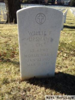 Willie F Upshaw