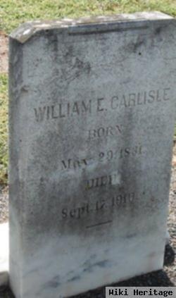 William E. Carlisle