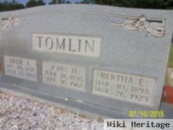 Bertha E. Tomlin