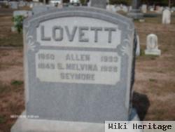 S Melvina Lovett