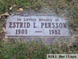 Estrid L Persson