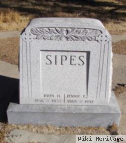 Jennie Elizabeth Applegate Sipes