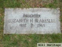 Elizabeth H Blakeslee