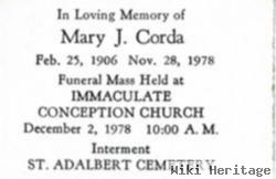 Mary J Corda