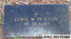 Lewis W Horton