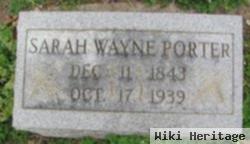 Sarah Wayne Porter