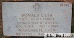 Donald C Lea