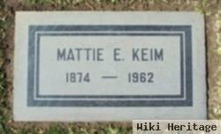 Mattie E Keim