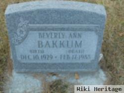 Beverly Ann Bakkum