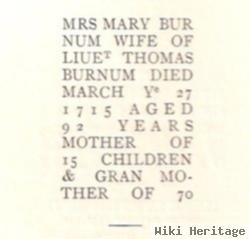 Mary Lawrence Burnum