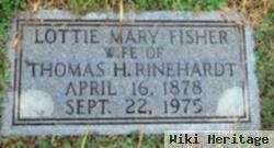 Charlotta Mary "lottie" Fisher Rinehardt