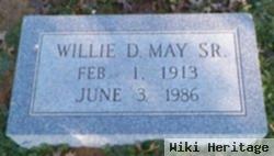 Willie D May, Sr