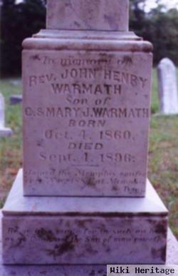 Rev John Henry Warmath