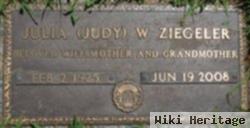 Julia "judy" White Ziegeler