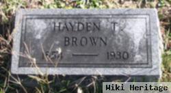 Hayden T. Brown