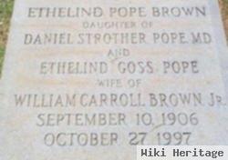 Ethelind Goss Pope Brown