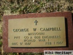 George W Campbell