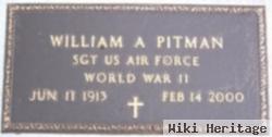 William A Pitman