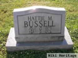 Hattie M Bussell