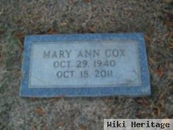 Mary Ann Pennington Cox