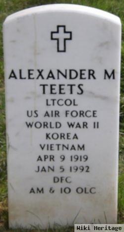 Alexander M Teets