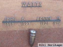 John D Watts