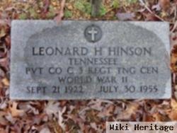 Leonard Harold Hinson