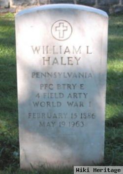 Pfc William Leonard Haley