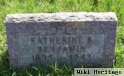 Katherine B Benjamin