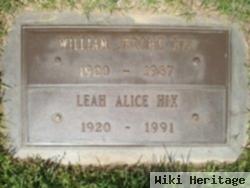 William J Hix