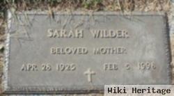 Sarah Wilder