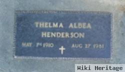 Thelma F. Albea Henderson