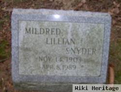 Mildred Lillian Snyder