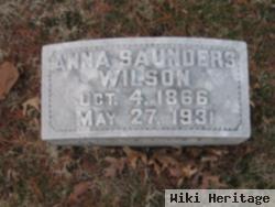 Anna Saunders Sartorius Wilson