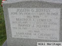 Joseph O Jeffrey