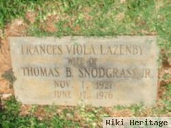 Frances Viola Lazenby Snodgrass
