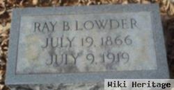 Ray Bowen Lowder