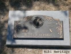 Betty D Venable