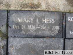 Mary I Hess